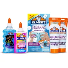 Kit Elmers Fluffy Slime | Los Suministros De Slime Incluyen