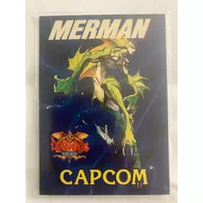 Cards Darkstalkers Merman Da Capcom Raridade Década 90