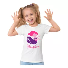 Remera Algodon Sirena Mar Estrella Personalizada Nombre 2