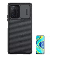 Para Xiaomi Mi 11t / 11t Pro - Case Nillkin Camshield + Vidr