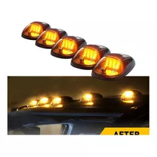 Kit Faros Led Para Techo Ambar 5 Uni 4x4 Pick Up Camioneta 