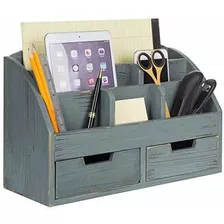 Mygift 6compartment Angustiado Organizador De Escritorio De 