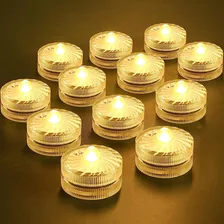 Luz Led Sumergible Hl, Luces De Té De Velas Sin Llama Imperm