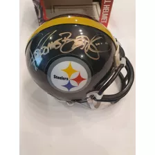 Mini Casco Riddell Steelers Firmado