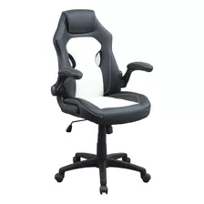 Bridgecraft - Silla De Oficina, Color Negro Y Blanco