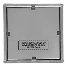 Ralo Oculto 15cm Quadrado Mozaik