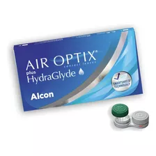 Lentes De Contato Air Optix Plus Hydraglyde - Rápida Grau Esférico -0.5 Miopia