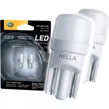 Par Lâmpada Led Pingo Hella Esmagada W5w T10 6500k 2pc 12v