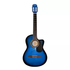 Guitarra Clásica Vizcaya Arcg39 Color Blue Burst (ub)