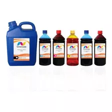 Kit 6 Tinta Para Epson Ecotank L1800 De 5 Litros Black E 1 L