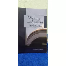 Livro Writing And Analysis In The Law 