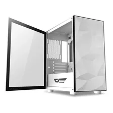 Gabinete Gamer Darkflash Dlm21 Vidrio Templado - Blanco