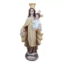 Virgen Del Carmen Figuras De Resina De 31cm