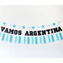 Segunda imagen para búsqueda de kit decoracion del mundial argentina guirnaldas cotillon