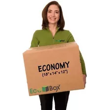 Ecobox, Cajas De Mudanza, Tamano Economico Mediano, 18 X 14