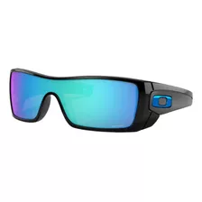 Anteojos De Sol Oakley Batwolf Standard Con Marco De O Matter Color Polished Black, Lente Sapphire De Plutonite Prizm, Varilla Polished Black De O Matter - Oo9101