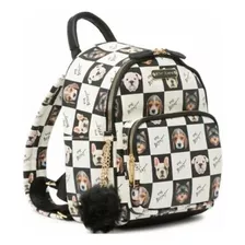 Mini Backpack Estampado Cachorros Betsey Johnson