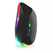 Mouse Sem Fio Receptor Usb 1600 Dpi Com Led Rgb Knup 