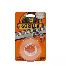 Gorilla Tough & Clear, Cinta De Montaje De Doble Cara, 1 Pul