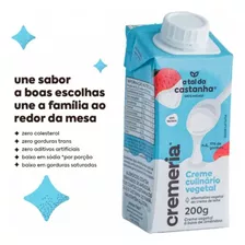 Creme De Leite Vegetal Castanha De Caju 200gr A Tal Da Cast