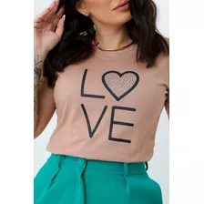 Tshirt Camisa Love 100% Algodão 