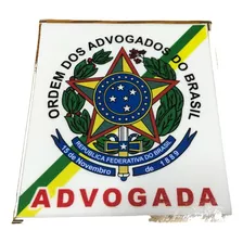 Adesivo Advogada Para Uso Em Vidro Do Carro Internamente 