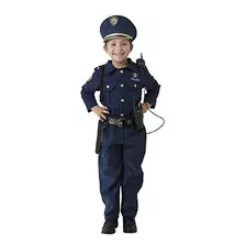 Conjunto De Disfraz De Policia De Lujo - Pequeño 4-6