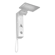 Ducha Hydra Falls Eletronica 127v-5500w Branca E Prata