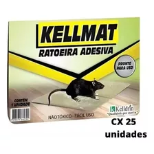 Ratoeira Adesiva Kellmat Não Toxico Armadilha Pega Rato Cx25