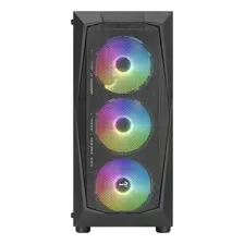 Gabinete Torre Aerocool Falcon G Bk V2 Fan X4 Usb 3.0 Vidrio