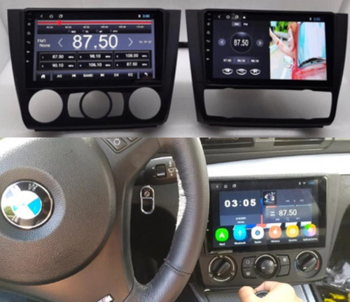 Radio Android Carplay 2+32 Bmw Serie 1 E82 E87 2008-2013 Foto 2