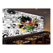 Adesivo De Parede Dragon Ball Página Quadrinhos 10m² Dbz680