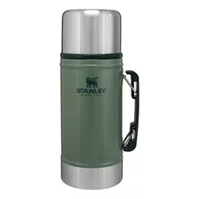 Stanley Frasco Para Alimentos Clásico Al Vacío, 24oz Green Hammertone