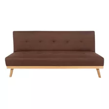 Sofa Cama 3 Cuerpos Enok Color Chocolate