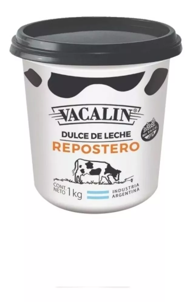 Dulce De Leche Vacalin Repostero 1 Kg - Envasado Original