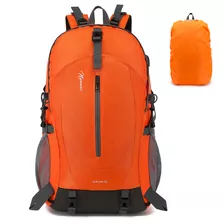 Nanwei Mochila Impermeable 50l Para Senderismo Montañismo Color Naranja