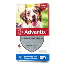 Advantix Anti Pulgas Para Perros De 10-25 Kg Y A