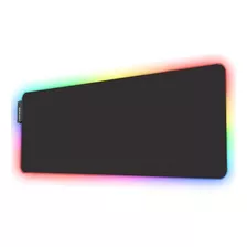 Mouse Pad Luxcoms Rgb De Goma Extended 11.8 X 31.5 X 4mm Negro