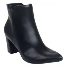 Bota Ankle Boot Chelsea Salto Bloco 745188 Preto Piccadilly