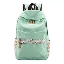 Mochila De Lona Estilo Mygreen Casual /mochila Escolar