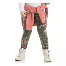 Calça Feminina Legging Cotton Leve Estampado Infantil 