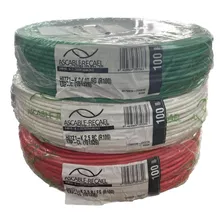 Rollo Cable 2.5mm Evaflex Libre De Halógeno Pack 3 R/b/v