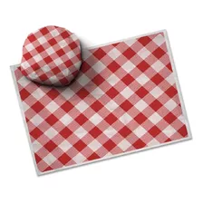 Papel Acoplado - Hamburguer Burguer Burger Frios 500 Unds.. Cor Branco Xadrez Vermelho