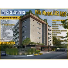 Vendo Apto De 1 Habitacion En Torre Intempo De Villa Marina, Los Rios, Entrega En Abril 2024, Us$89,470.00