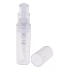 100 Frascos Flaconete Spray 2ml Pet Para Amostra Perfume