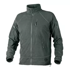 Chaqueta Helikon Alpha Tactical Para Hombre Grid Fleece Shad