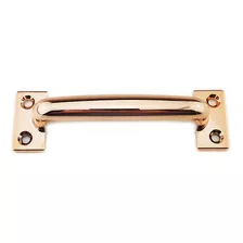 Puxador De Gaveta E Armário 120 Mm Ouro Velho Kit 10 Peças Cor Rose Gold