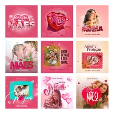 Template Dia Das Mães Para Instagram Pack Canva Com 30 Posts