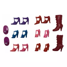 Zapatos Sandalias Botas Para Muñeca O Simil X 8 Pares