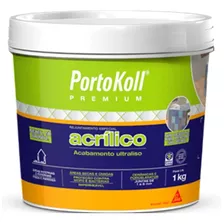 Rejunte Acrílico Premium 1kg Portokoll Cor Branco